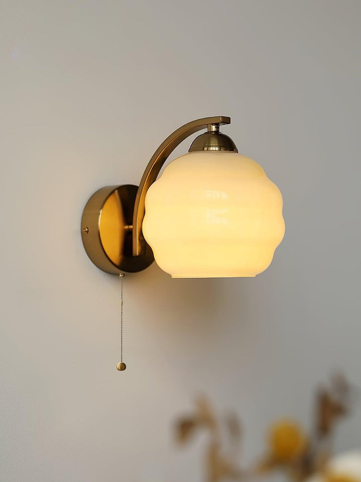 Art Deco Glass Shade Wall Sconce