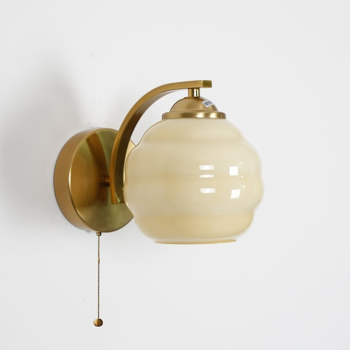 Art Deco Glass Shade Wall Sconce