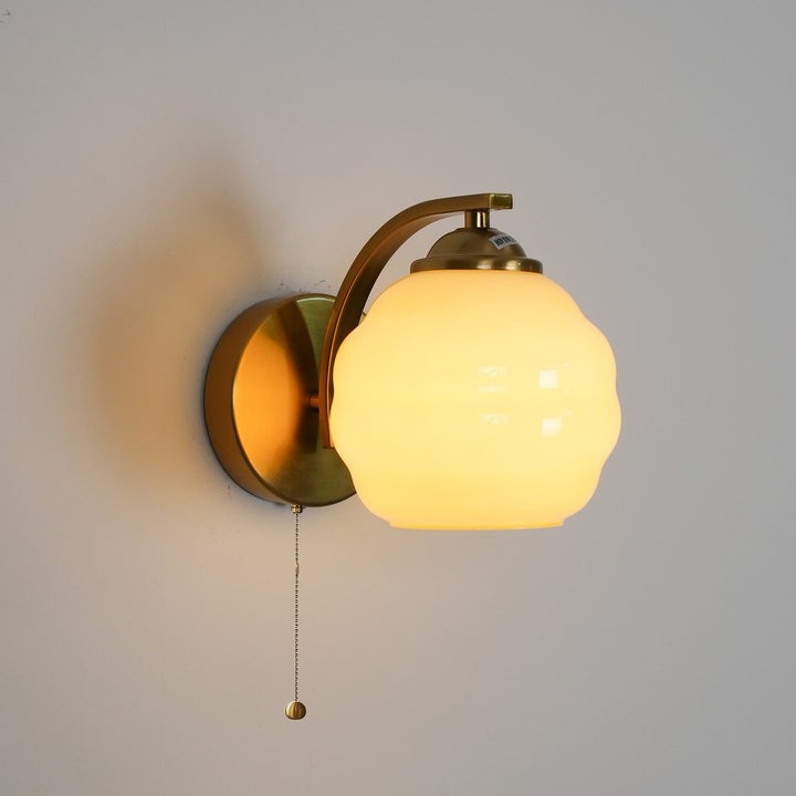 Art Deco Glass Shade Wall Sconce