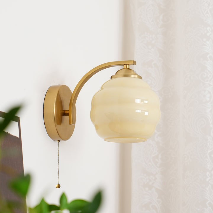 Art Deco Glass Shade Wall Sconce