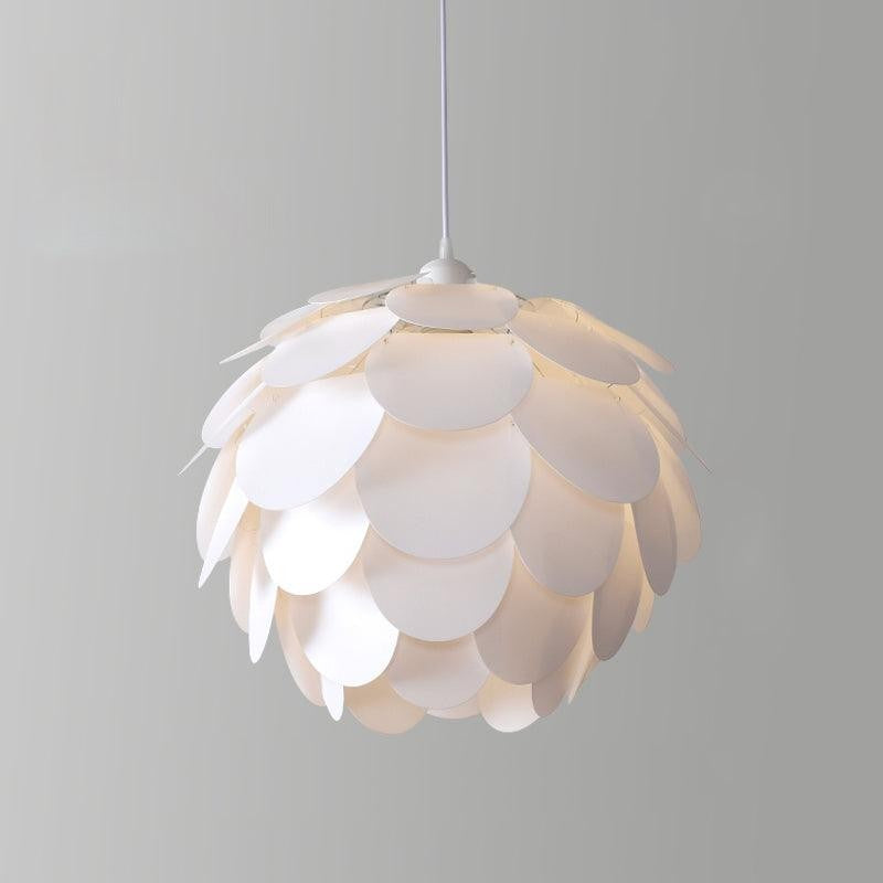 Ash Wood Pinecone Pendant Lamp – Nature-Inspired Ceiling Light