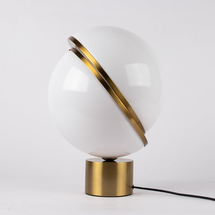 Asymmetrical Crescent Sphere LED Table Lamp