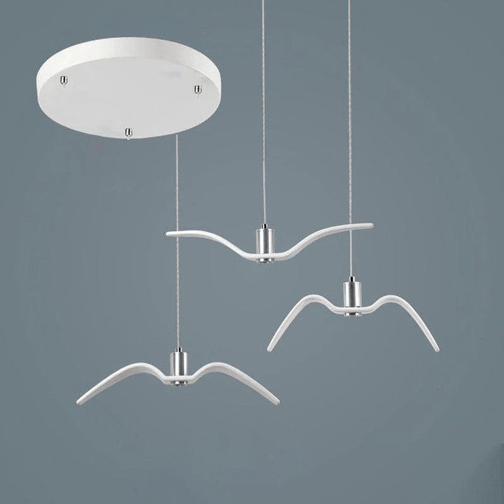 Bird-Inspired Wing LED Pendant Light
