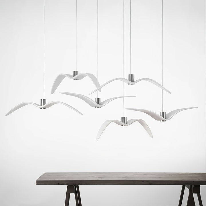 Bird-Inspired Wing LED Pendant Light