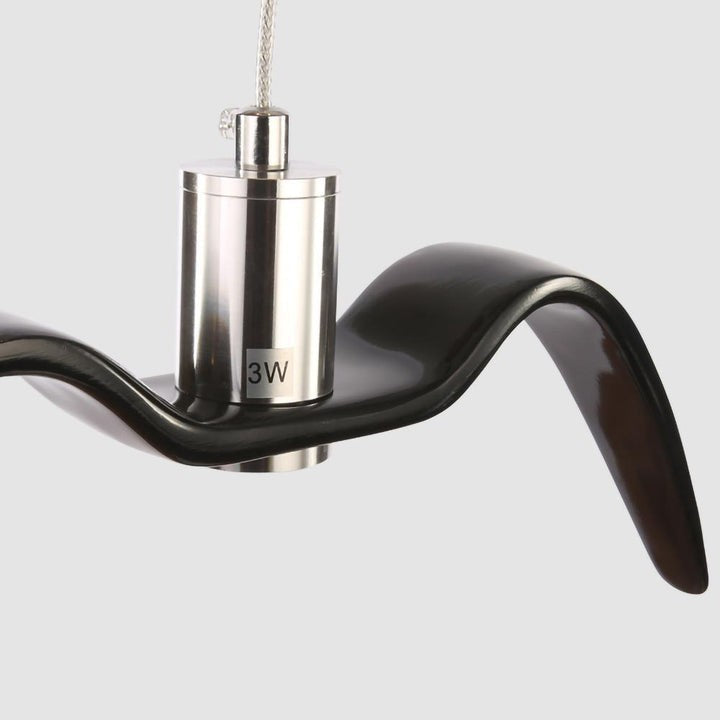 Bird-Inspired Wing LED Pendant Light