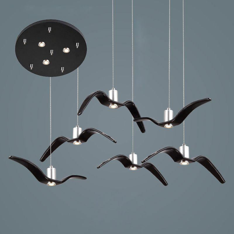 Bird-Inspired Wing LED Pendant Light