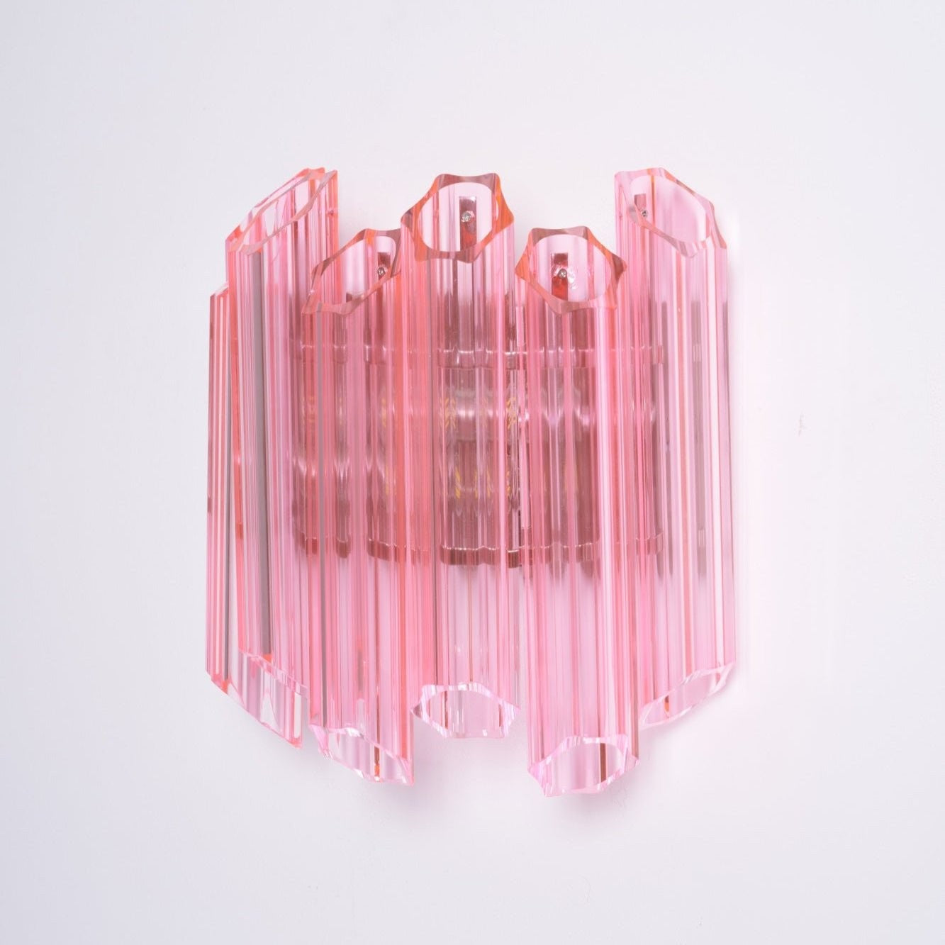 Blush Murano-Style Glass Wall Sconce