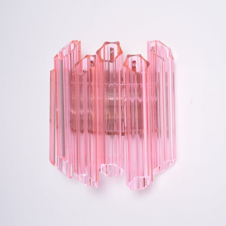 Blush Murano-Style Glass Wall Sconce