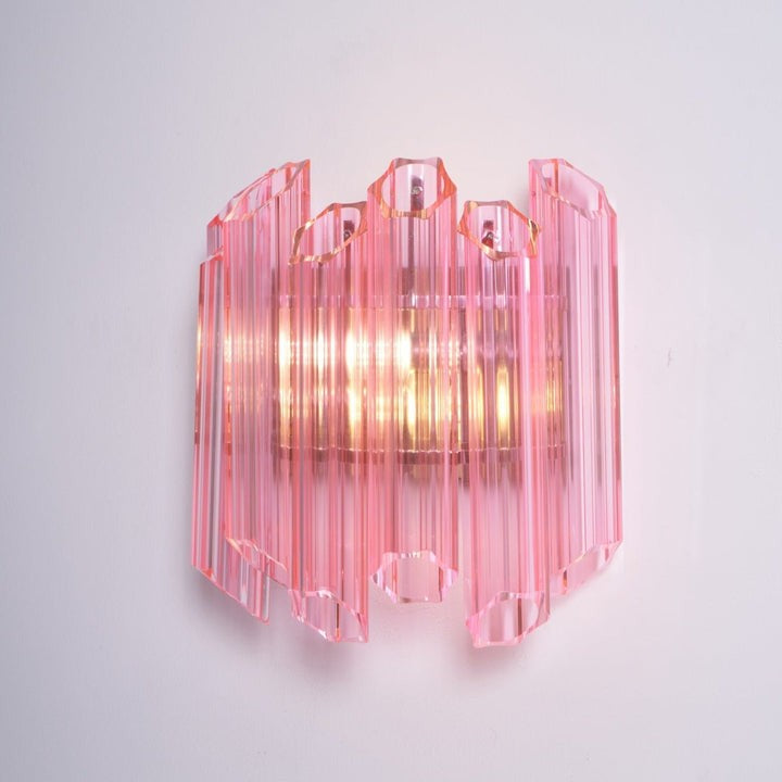 Blush Murano-Style Glass Wall Sconce