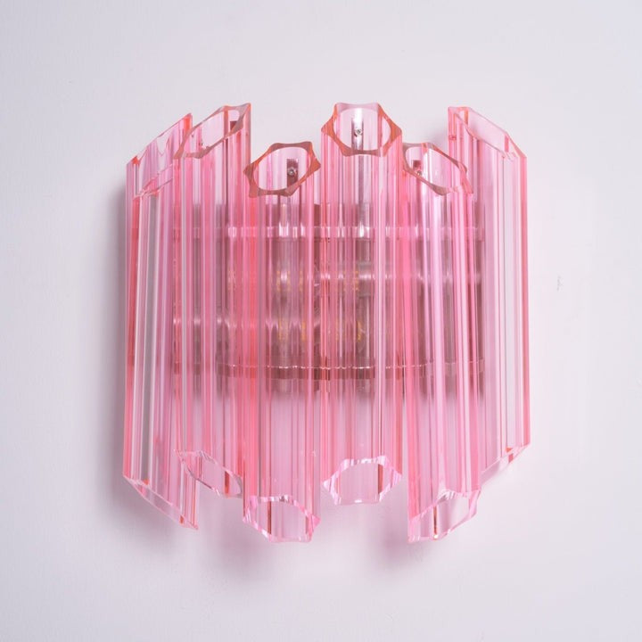 Blush Murano-Style Glass Wall Sconce