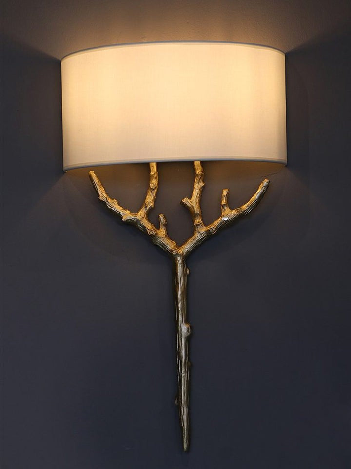 Brass Branch LED Wall Light Fixture