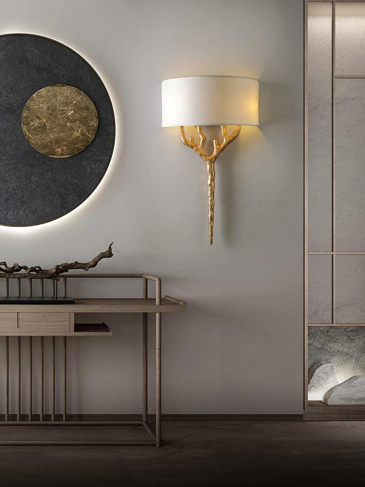 Brass Branch LED Wall Light Fixture