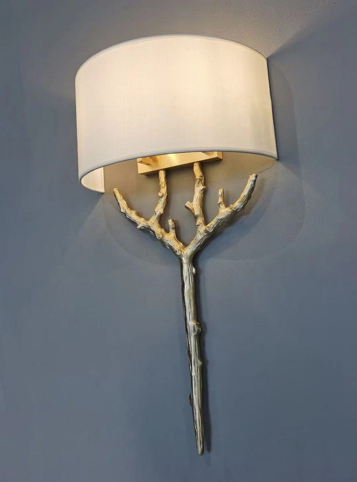 Brass Branch LED Wall Light Fixture