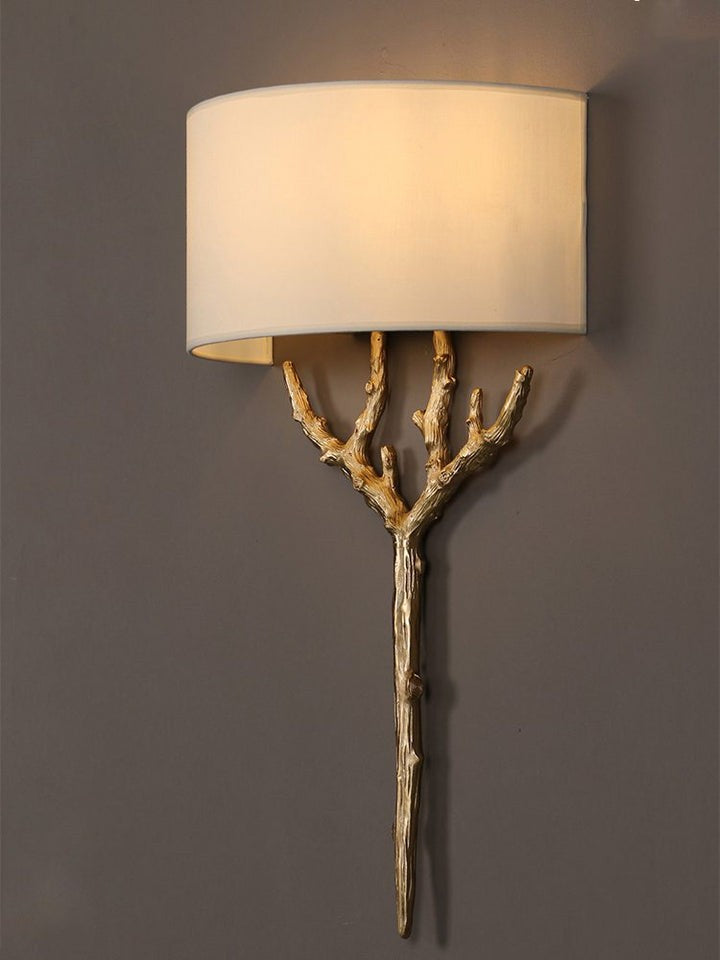 Brass Branch LED Wall Light Fixture