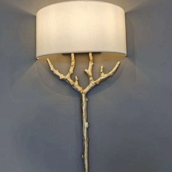 Brass Branch LED Wall Light Fixture