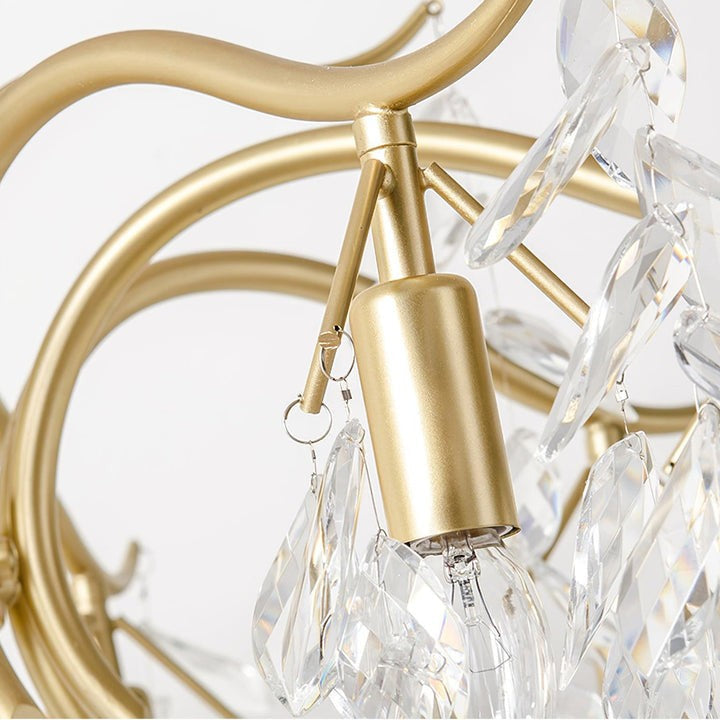Brass & Crystal Modern Chandelier – 7/9/11-Light Hanging Fixture