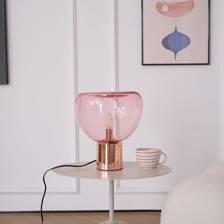 Bubble Effect Glass LED Table Lamp