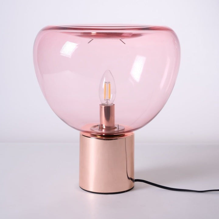 Bubble Effect Glass LED Table Lamp