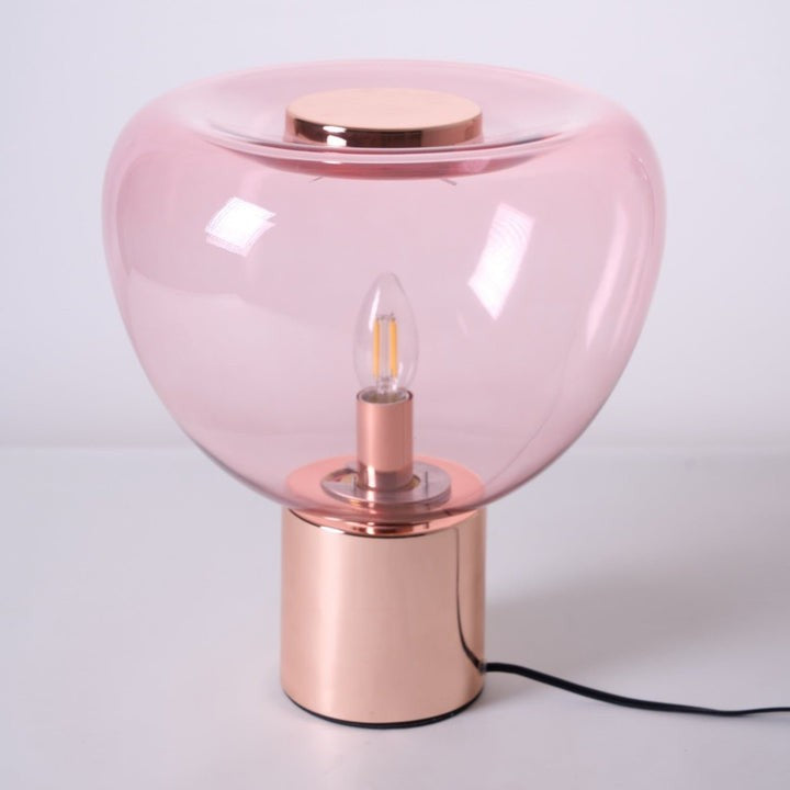 Bubble Effect Glass LED Table Lamp