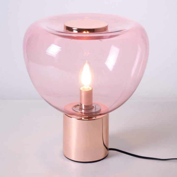 Bubble Effect Glass LED Table Lamp