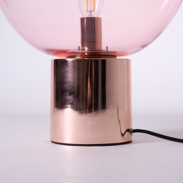 Bubble Effect Glass LED Table Lamp