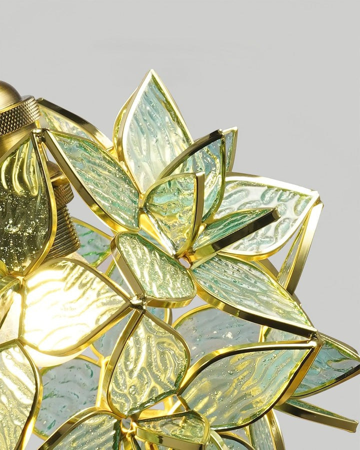 Capiz Flower Sphere Pendant Light