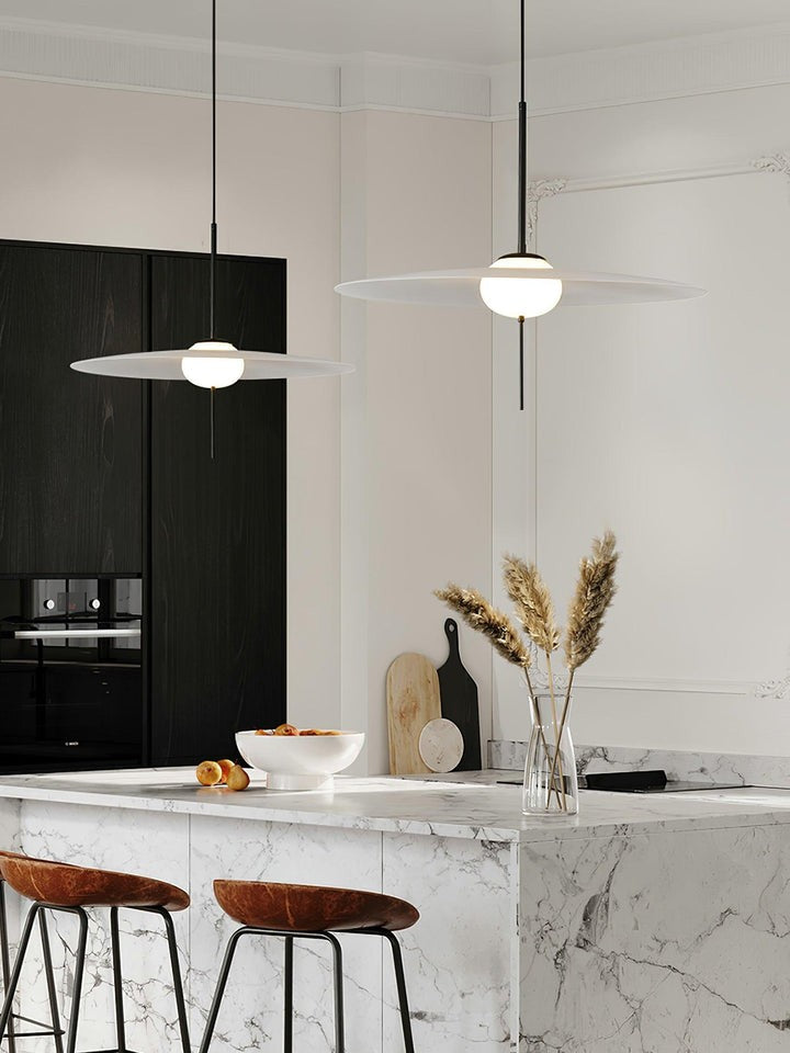 Celestial Floating Disk LED Pendant Lamp