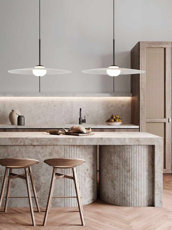 Celestial Floating Disk LED Pendant Lamp