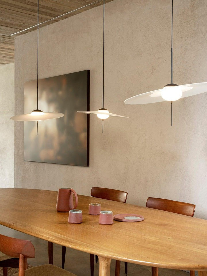 Celestial Floating Disk LED Pendant Lamp