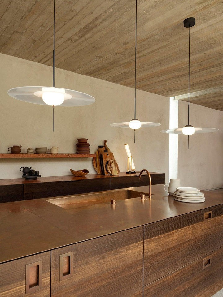 Celestial Floating Disk LED Pendant Lamp