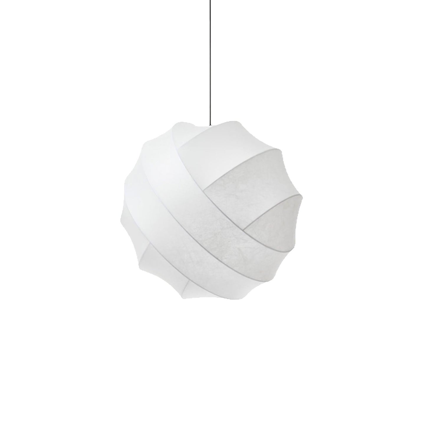Cocoon Fiber Orbital Pendant Light – Modern LED Fixture