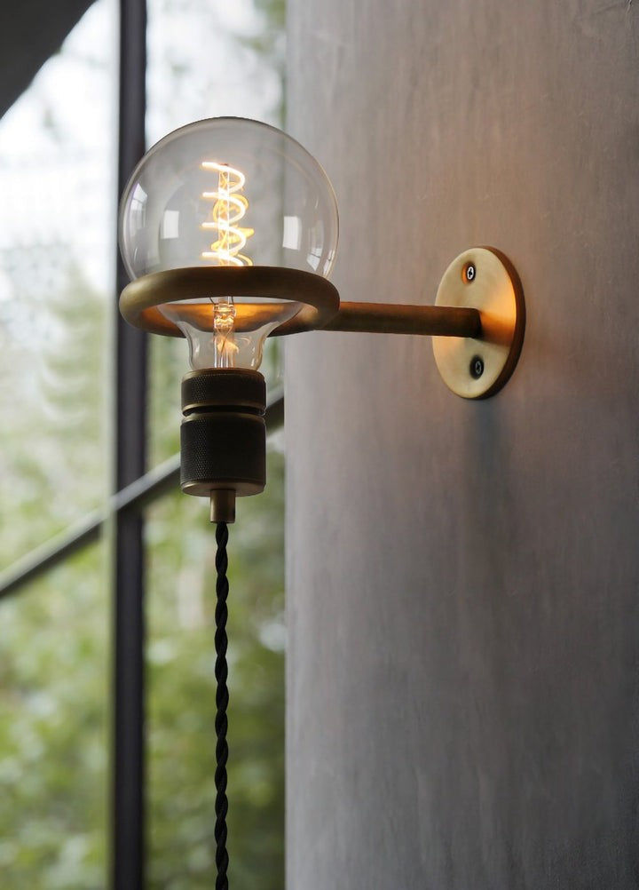 Copper Loop Wall Sconce – Minimalist Design