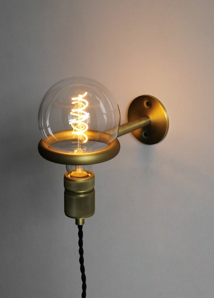 Copper Loop Wall Sconce – Minimalist Design