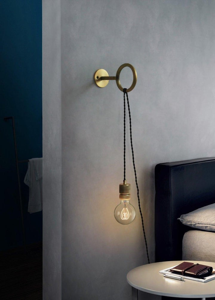 Copper Loop Wall Sconce – Minimalist Design
