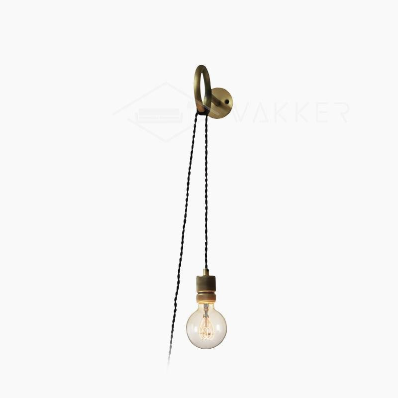 Copper Loop Wall Sconce – Minimalist Design