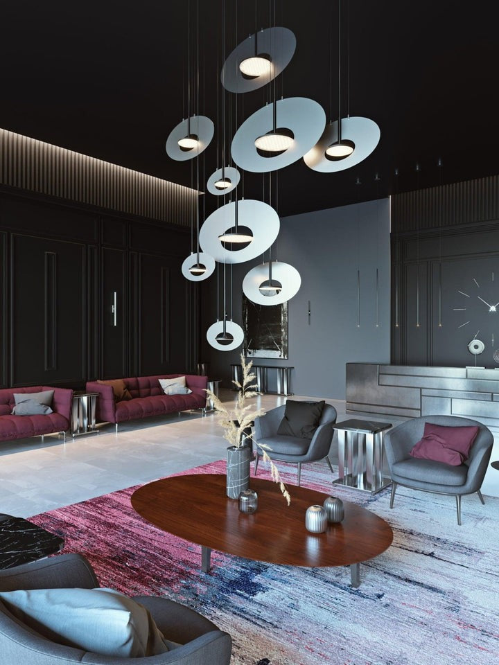 Eye in the Sky Geometric LED Pendant Light