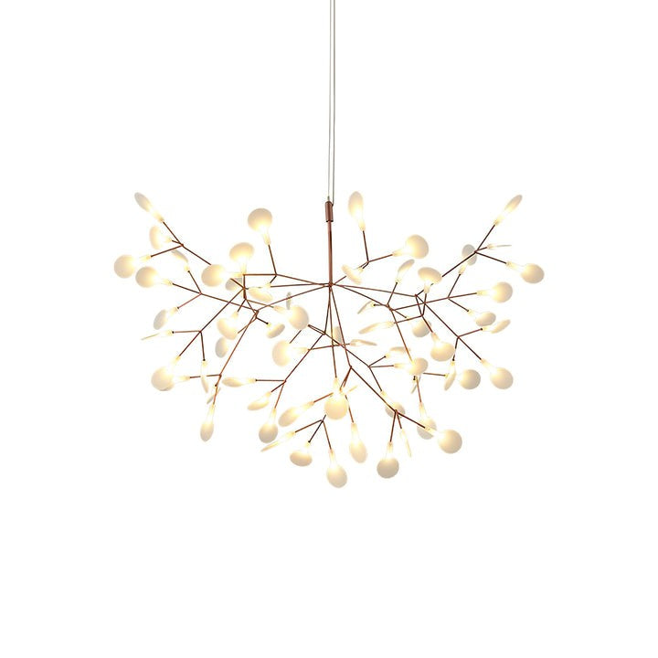 Firefly LED Branch Chandelier - Rose Gold Finish