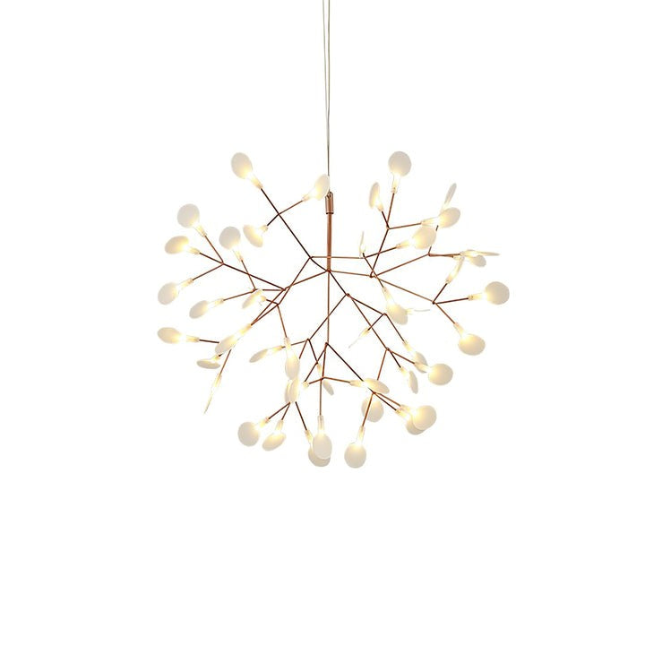Firefly LED Branch Chandelier - Rose Gold Finish