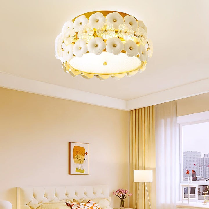 Flower Cluster Glass Ceiling Light