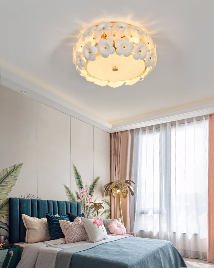 Flower Cluster Glass Ceiling Light