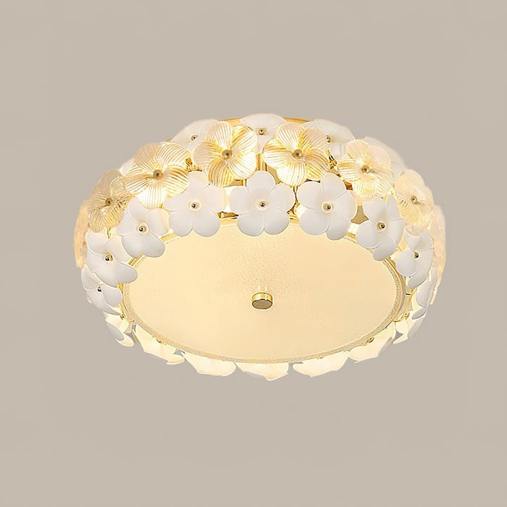 Flower Cluster Glass Ceiling Light