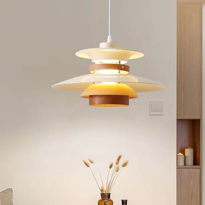 Four-Shade Scandinavian Ceiling Pendant Light