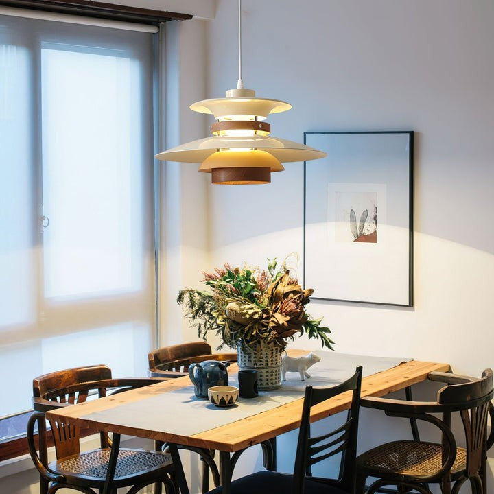 Four-Shade Scandinavian Ceiling Pendant Light