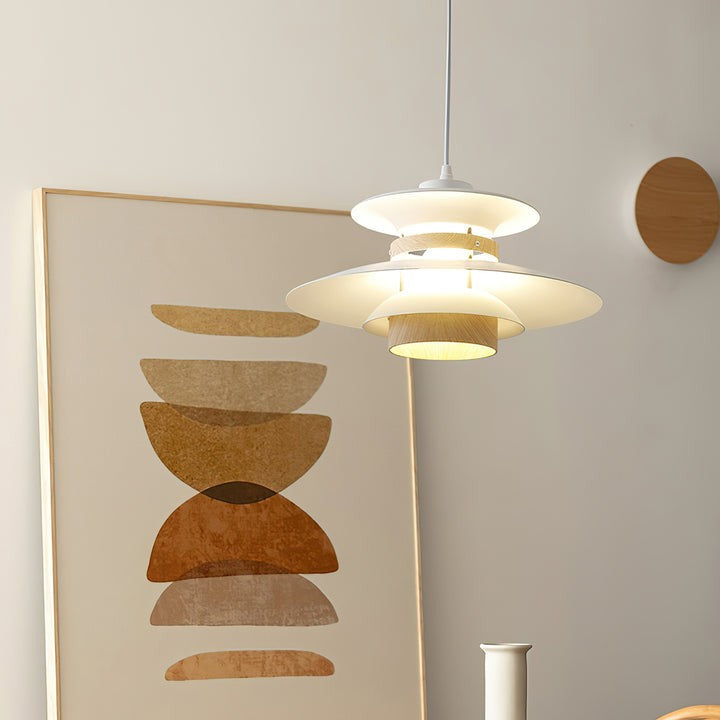 Four-Shade Scandinavian Ceiling Pendant Light