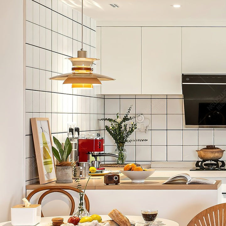 Four-Shade Scandinavian Ceiling Pendant Light
