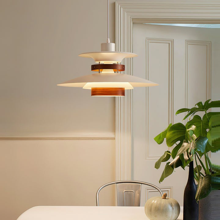 Four-Shade Scandinavian Ceiling Pendant Light