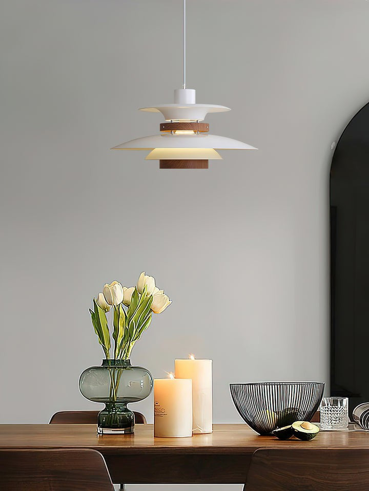 Four-Shade Scandinavian Ceiling Pendant Light