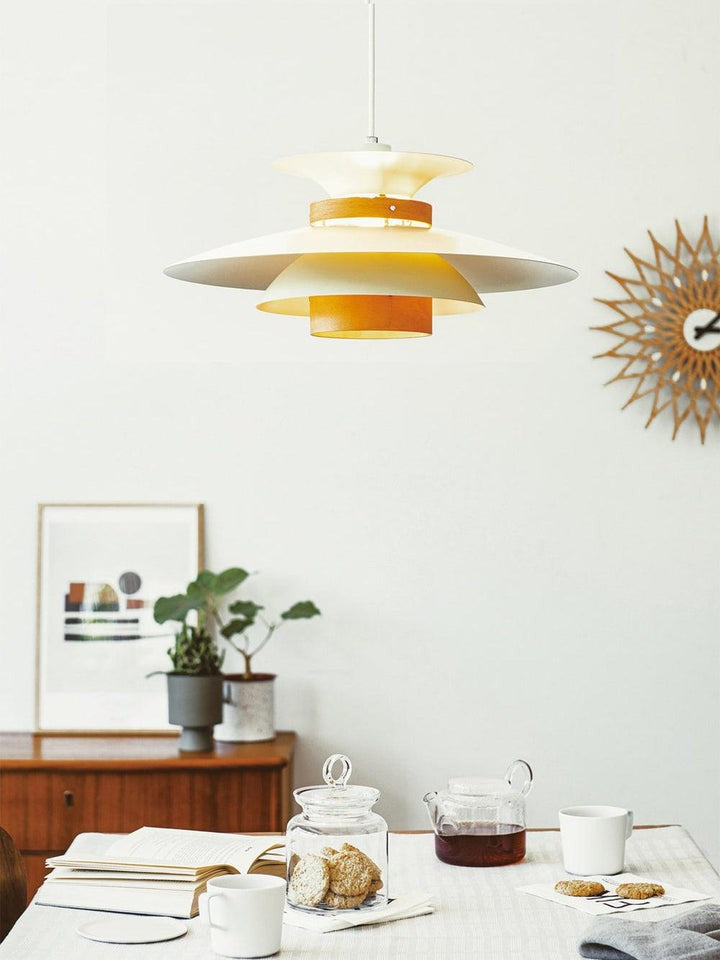 Four-Shade Scandinavian Ceiling Pendant Light