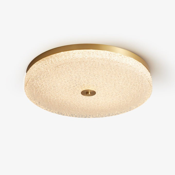Frost Textured Glass LED Flush Mount Ceiling Light
