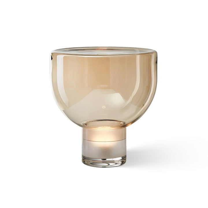 Frozen Cone Glass LED Table Lamp